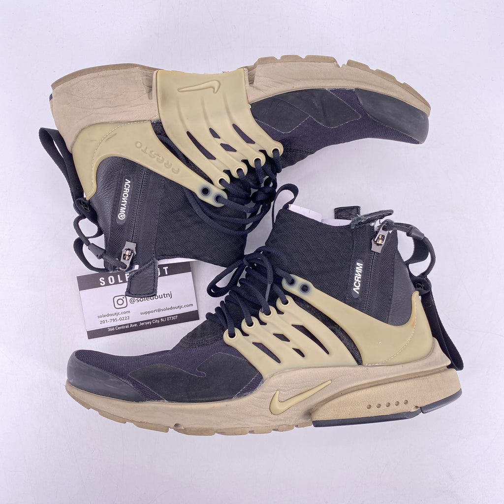 Nike Air Presto Mid "Acronym Olive" 2016 Used Size XXS (7-8)