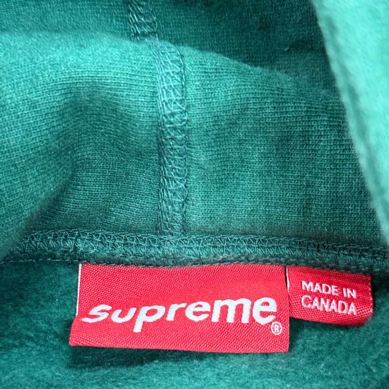 Supreme Hoodie &quot;VIPER&quot; Dark Green Used Size L
