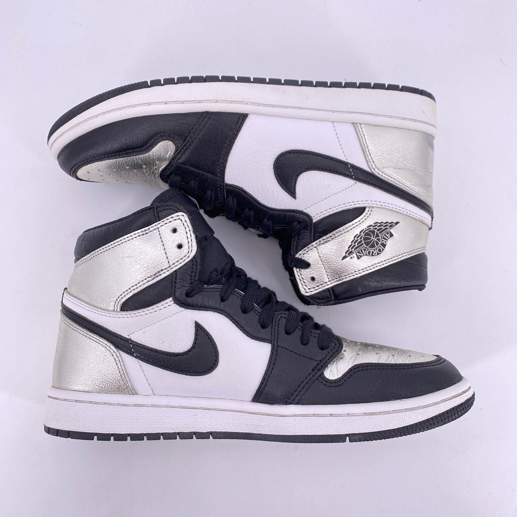 Air Jordan (W) 1 Retro High OG "Silver Toe" 2021 Used Size 9W
