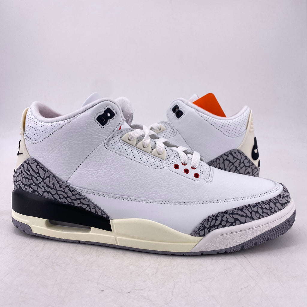 Air Jordan 3 Retro "White Cement" 2023 New Size 12.5