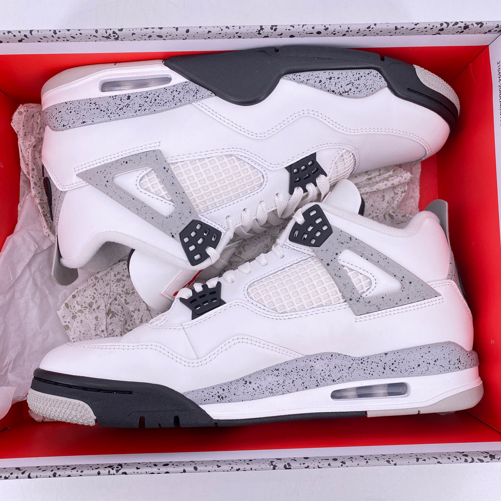 Air Jordan 4 Retro "WHITE CEMENT" 2025 Used Size 10.5