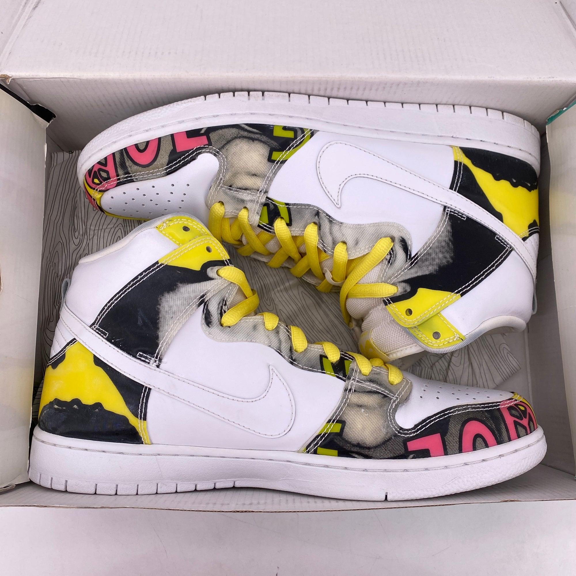 Nike SB Dunk High &quot;De La Soul&quot; 2015 Used Size 11.5