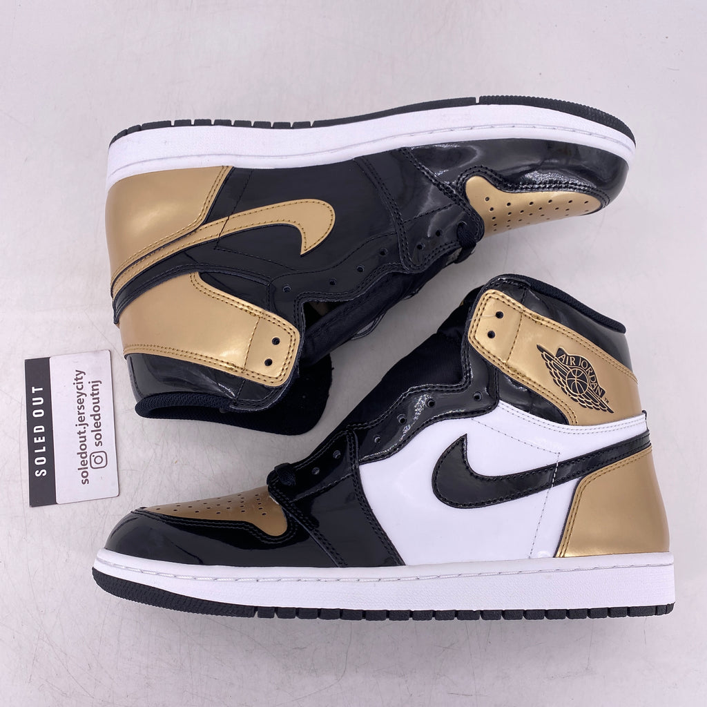 Air Jordan 1 Retro High OG "Gold Toe" 2018 New Size 10.5
