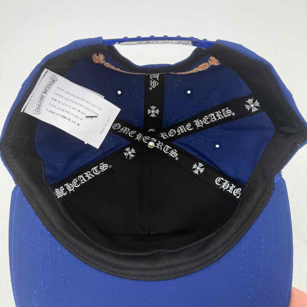 Chrome Hearts Snapback "CH LOGO" New Blue Size OS