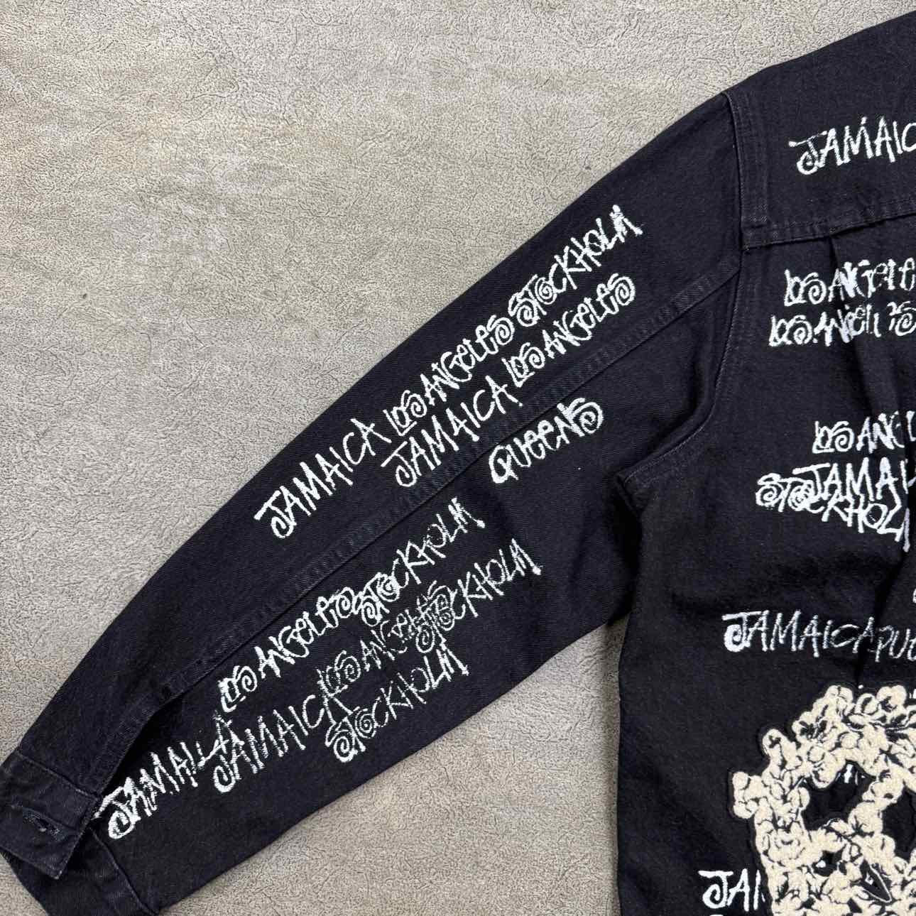 Denim Tears Denim Jacket &quot;STUSSY X OUR LEGACY&quot; Black Used Size L