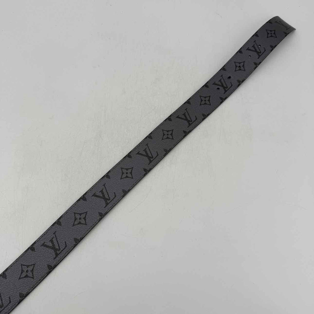 Louis Vuitton Belt "INITIALES" Used Grey Size 44