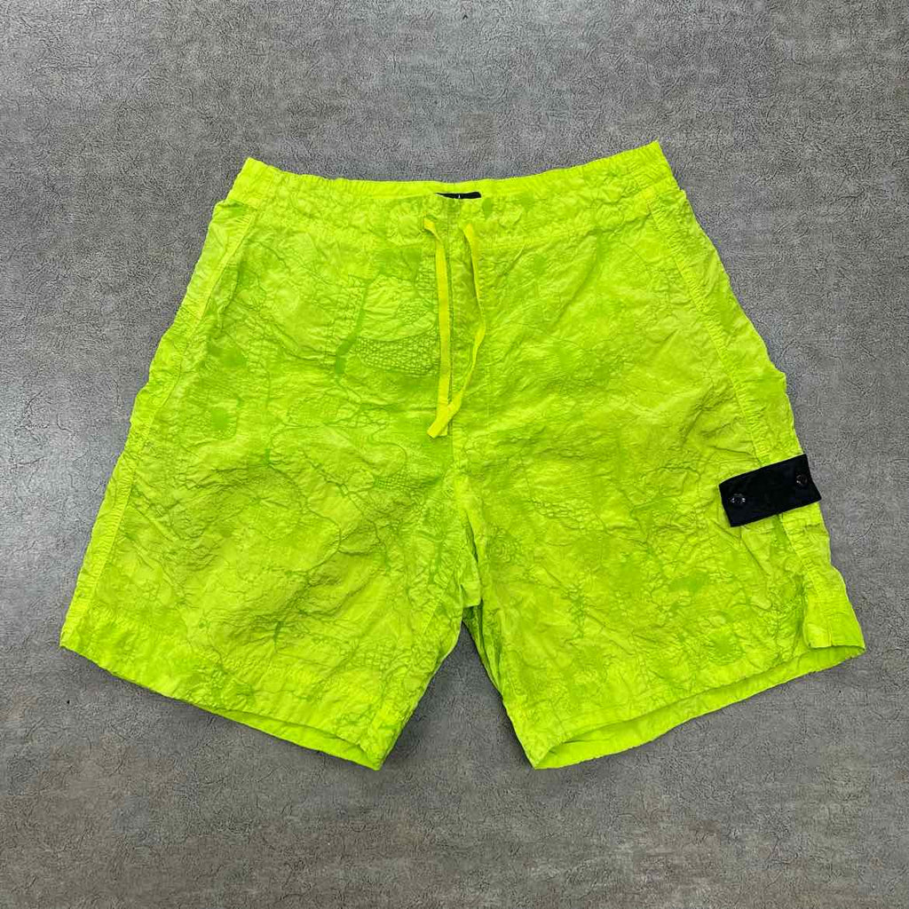 Stone Island Trunks "DE BAIN" Green Used Size L