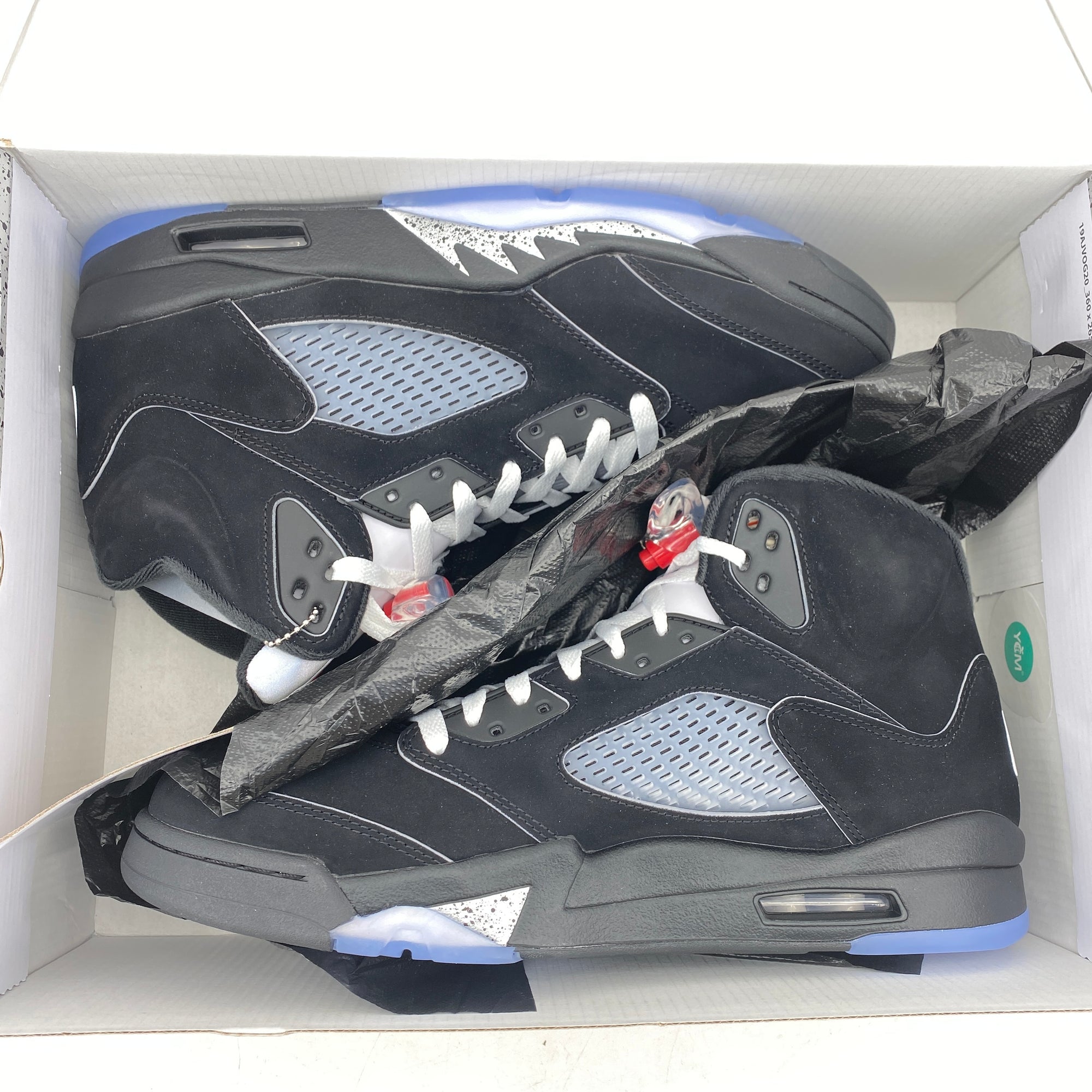 Air Jordan 5 Retro &quot;Black Metallic Reimagined&quot; 2025 New Size 11.5