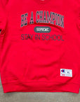 Supreme Crewneck Sweater "BE A CHAMPION" Red New Size XL