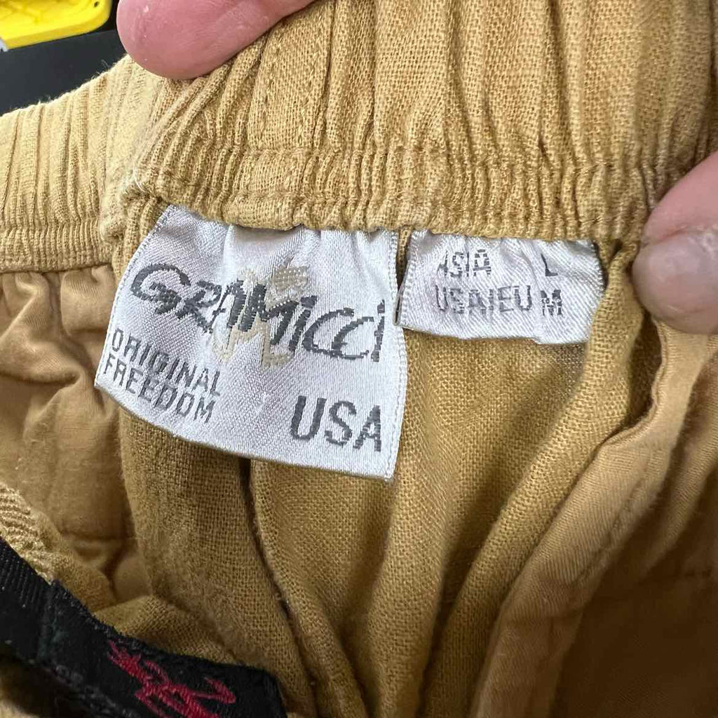 Gramicci Pant "BELT" Beige Used Size L