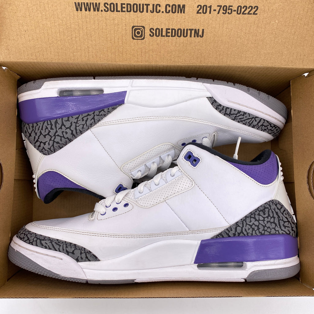 Air Jordan 3 Retro "Dark Iris" 2022 Used Size 13