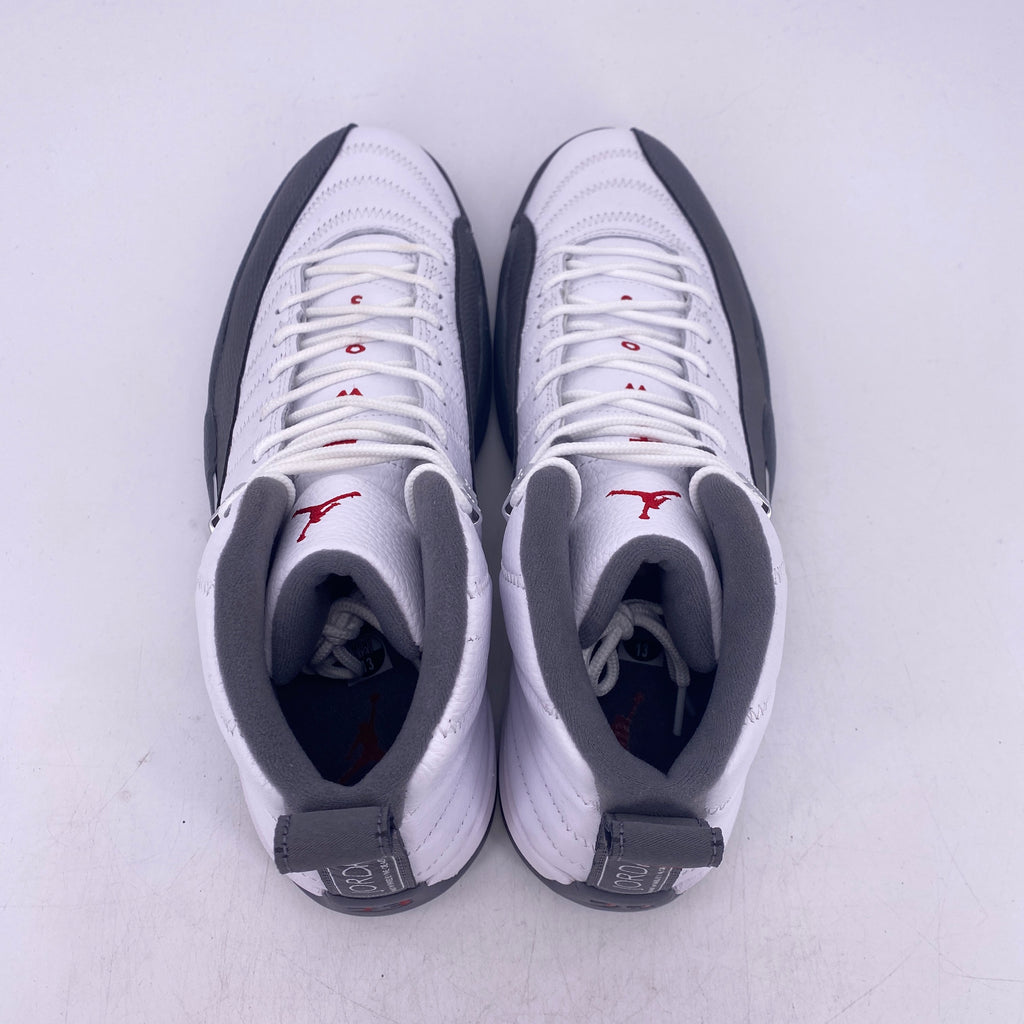 Air Jordan 12 Retro "White Dark Grey" 2019 New Size 13