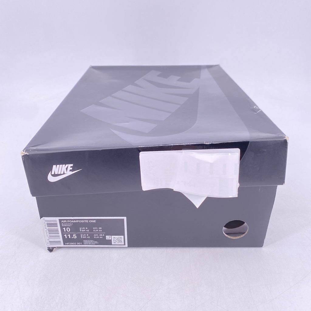 Nike Air Foamposite One "Black Volt" 2025 Used Size 10