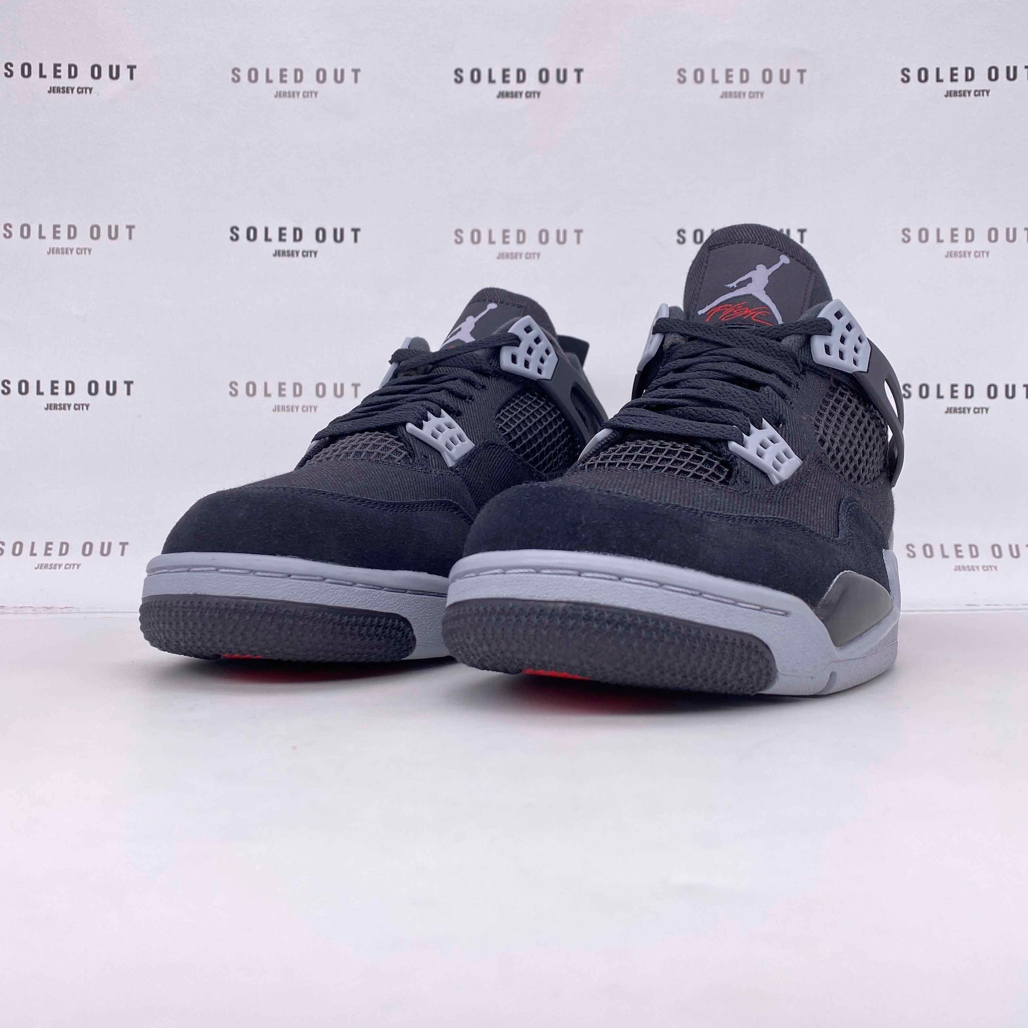 Air Jordan 4 Retro &quot;Black Canvas&quot; 2022 New Size 8