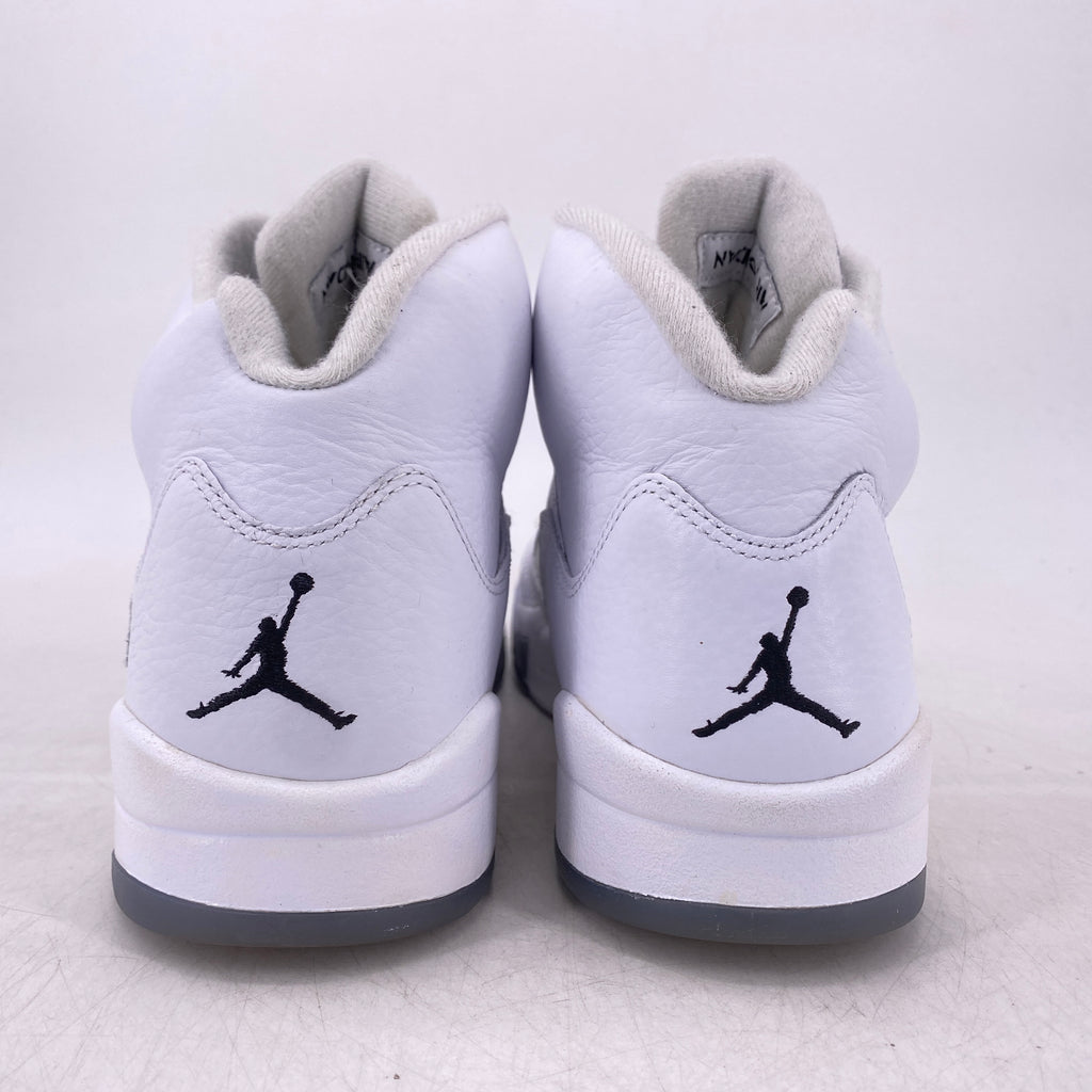 Air Jordan 5 Retro "Metallic White" 2015 Used Size 10