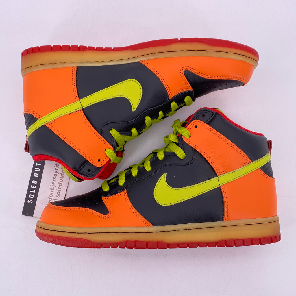 Nike Dunk High "Black Orange" 2007 New Size 9.5