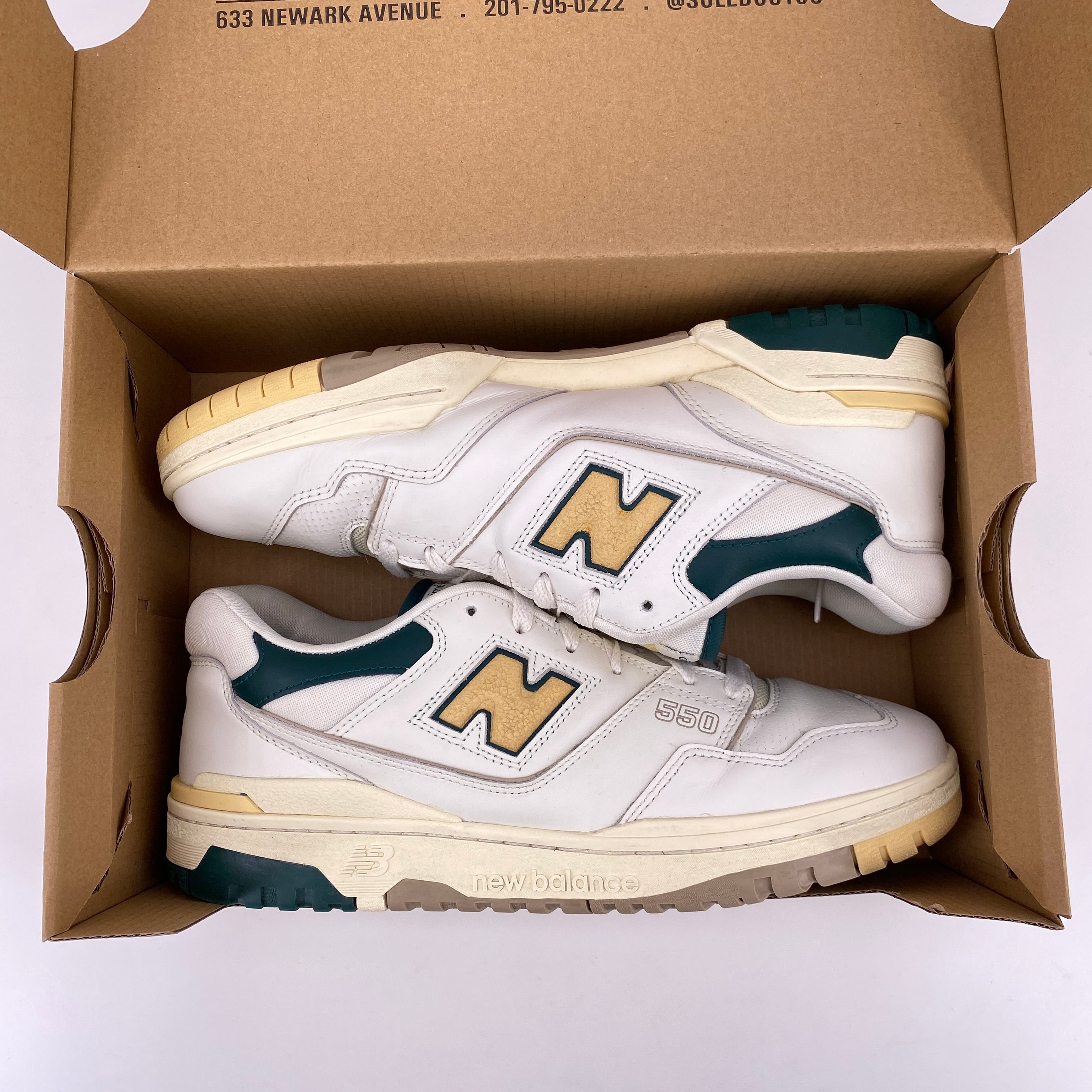 New Balance 550 / ALD "Natural Green" 2021 Used Size 12