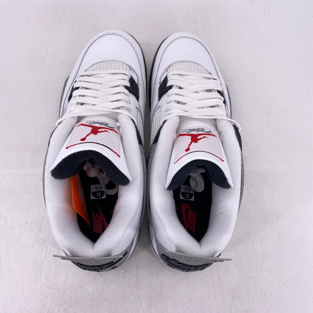 Air Jordan 4 Retro "White Cement" 2025 New Size 13