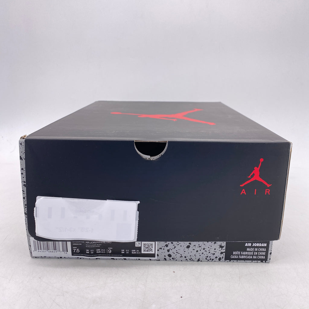Air Jordan 6 Retro "Carmine" 2021 New Size 7.5