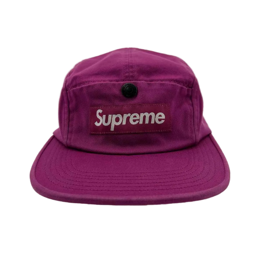 Supreme Camp Cap "SNAP BUTTON" New Magenta Size OS