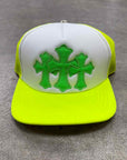 Chrome Hearts Trucker Hat "CEMETERY" New Neon Size OS