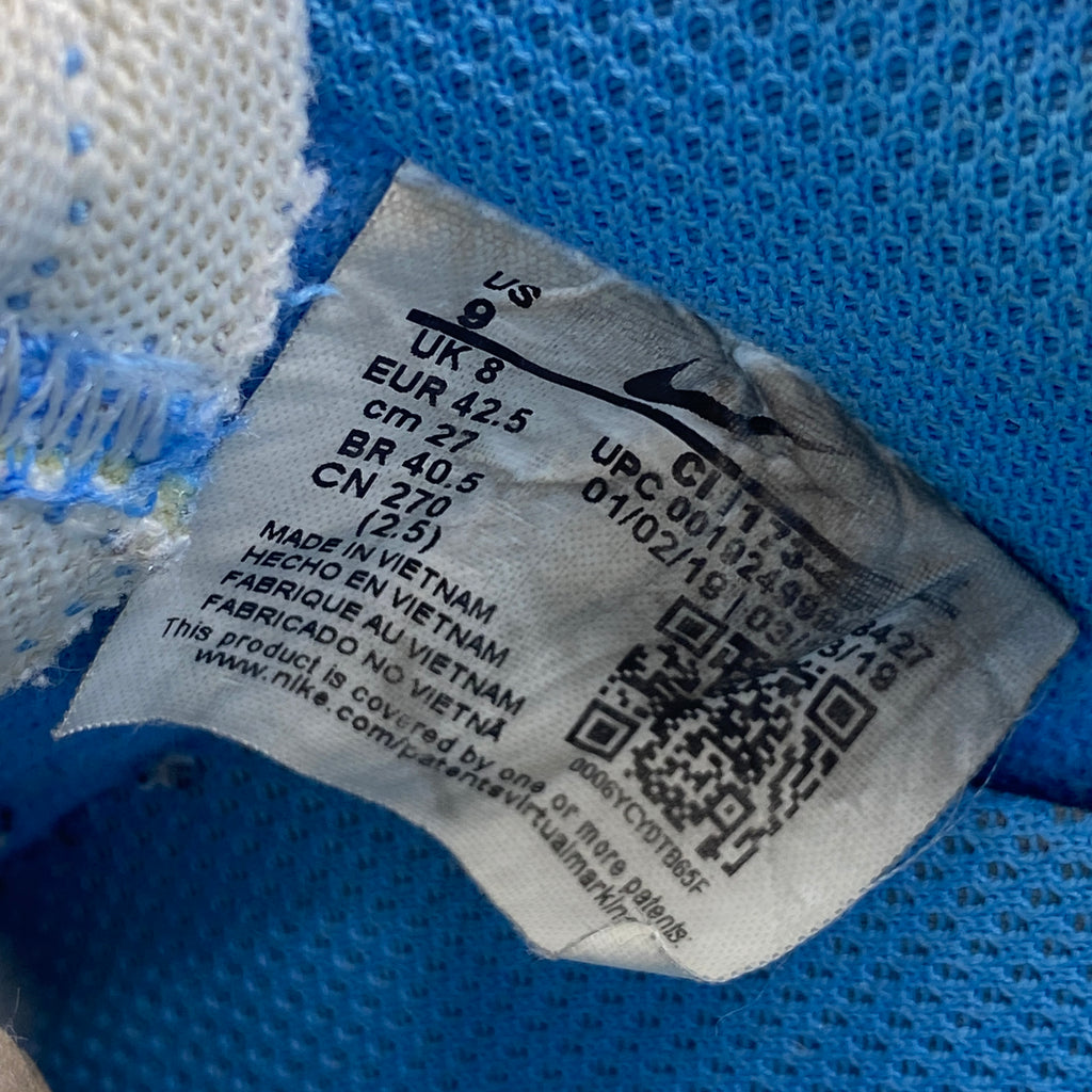 Nike Air Force 1 Low / OW "Mca" 2019 Used Size 9