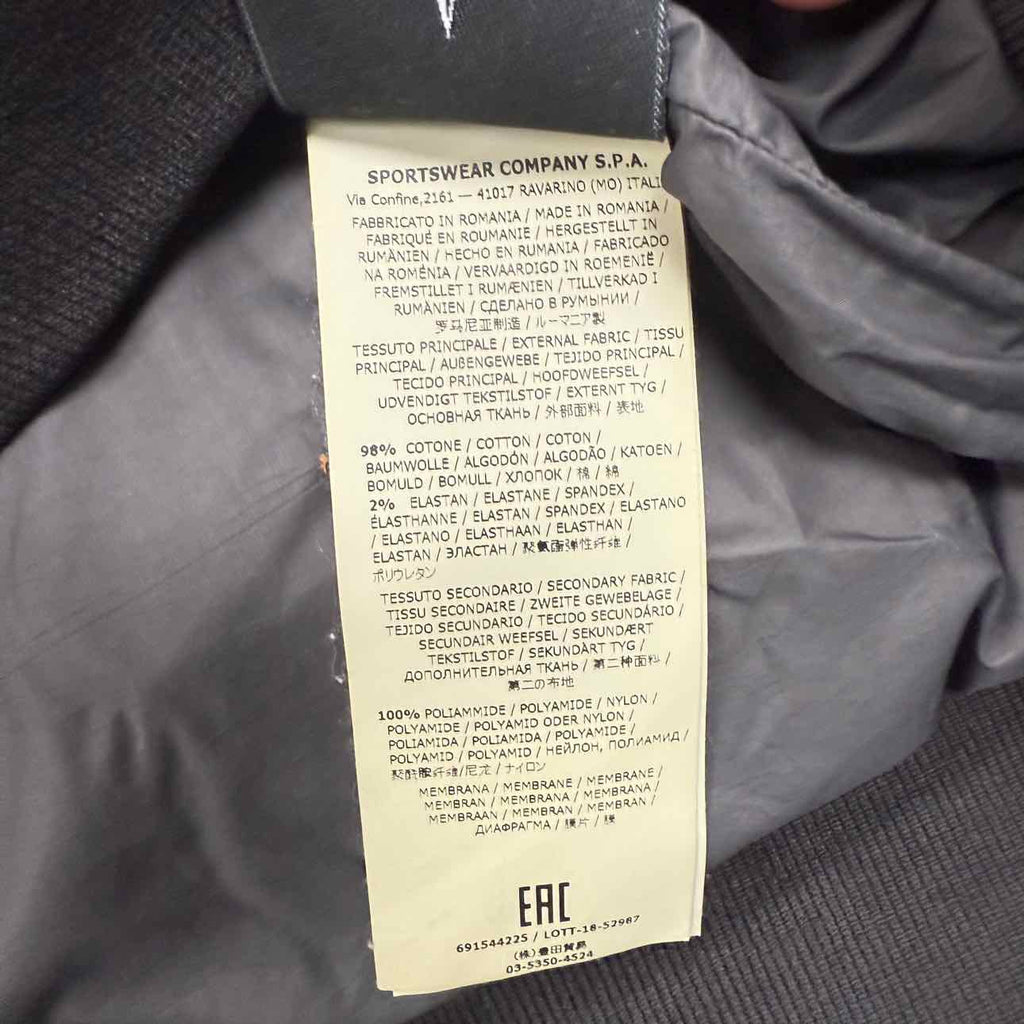 Stone Island Half Zip Pullover "PATCH" Olive Used Size M