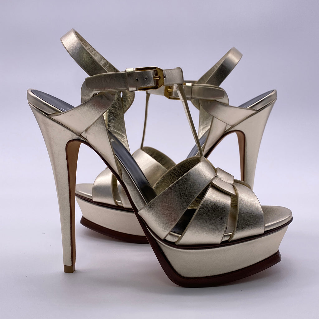 Saint Laurent Tribute "105 Ysl Heels"  New Size 38.5