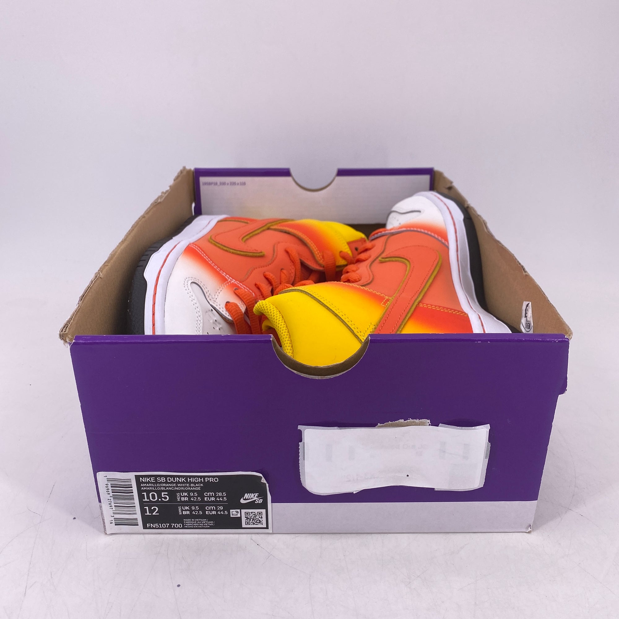 Nike SB Dunk High &quot;Candy Corn&quot; 2023 New Size 10.5