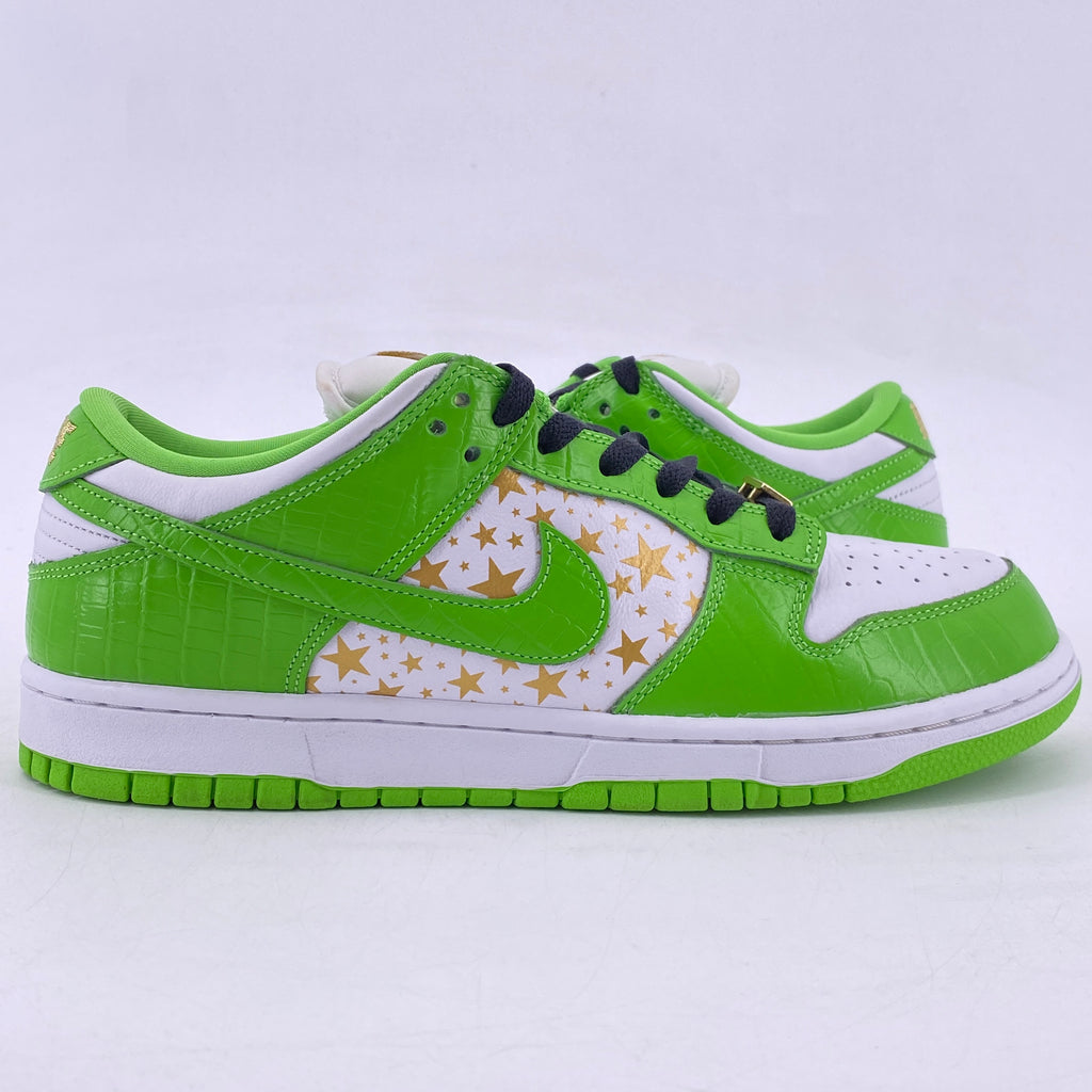 Nike SB Dunk Low "Supreme Mean Green" 2021 Used Size 9