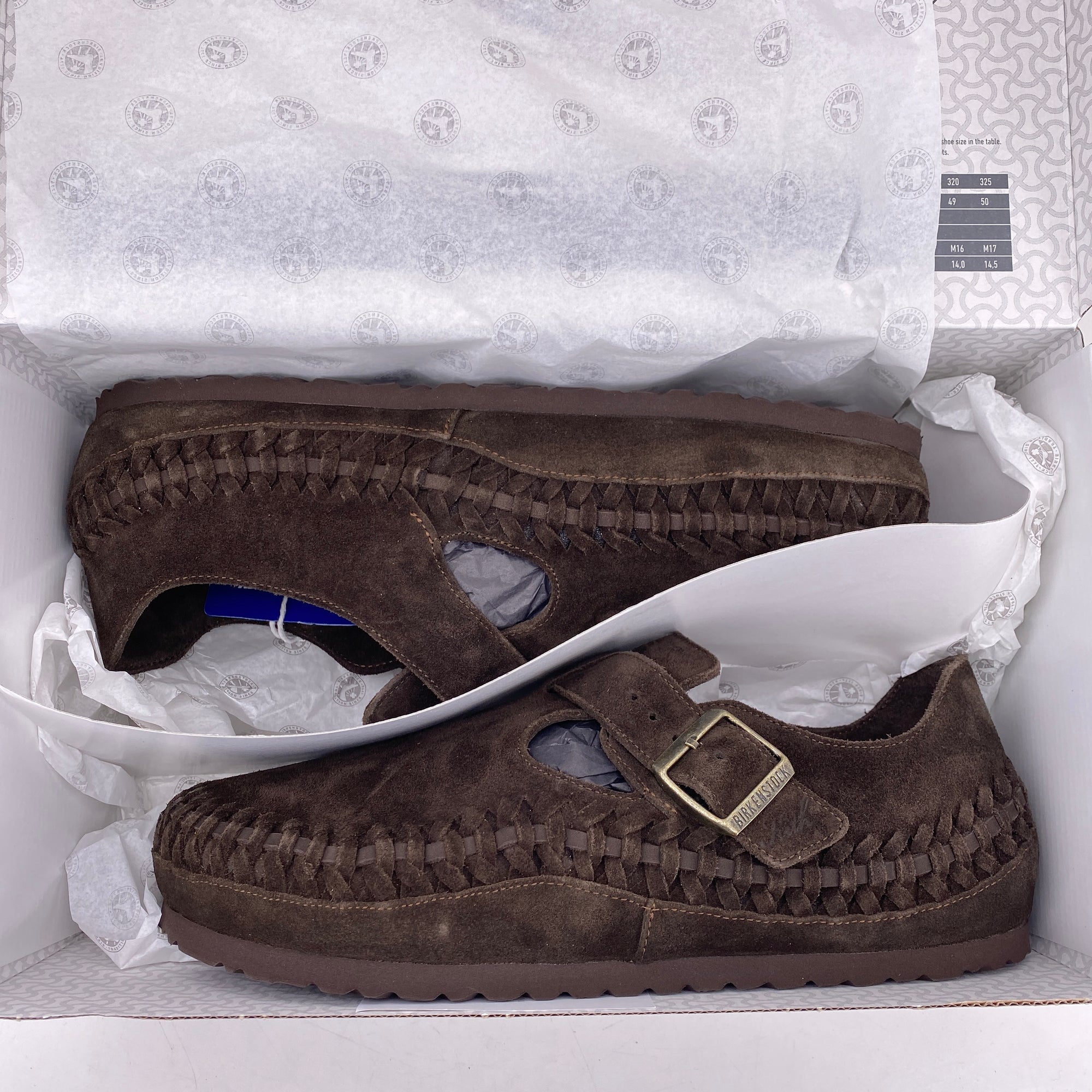 Birkenstock London Braided &quot;Mocca&quot; 2024 New Size 43