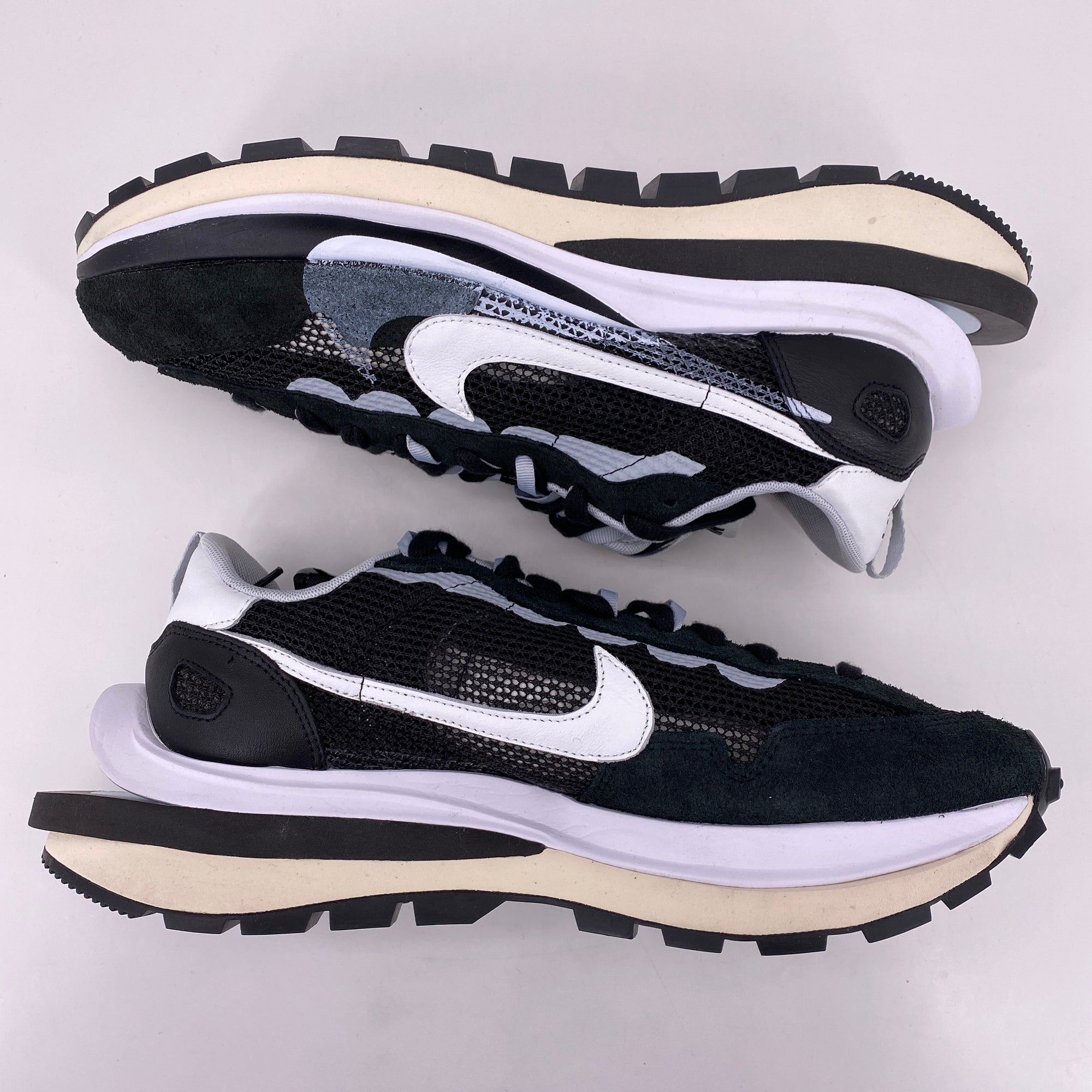 Nike Vaporwaffle / Sacai &quot;Black White&quot; 2020 New Size 12