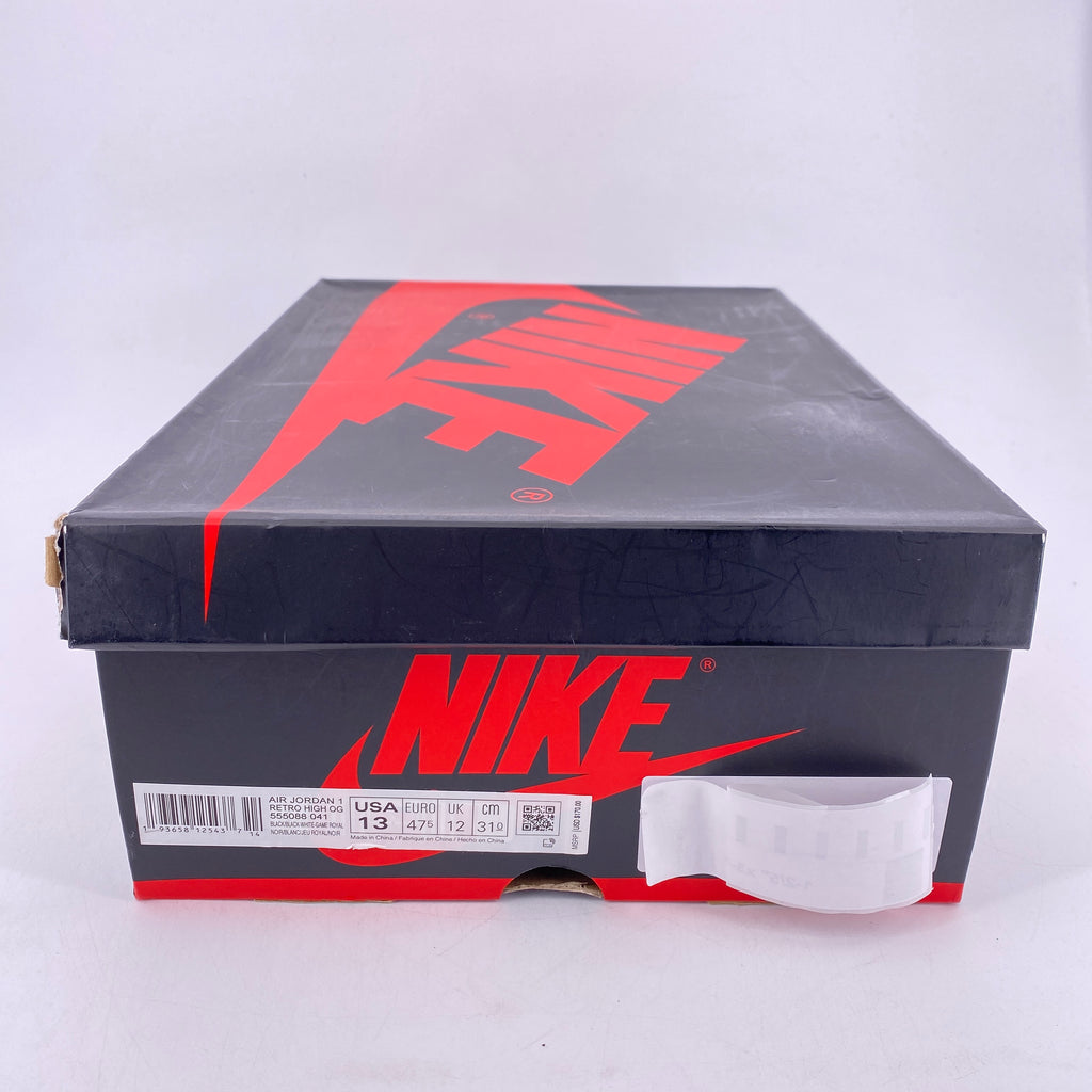 Air Jordan 1 Retro High OG "Royal Toe" 2020 Used Size 13