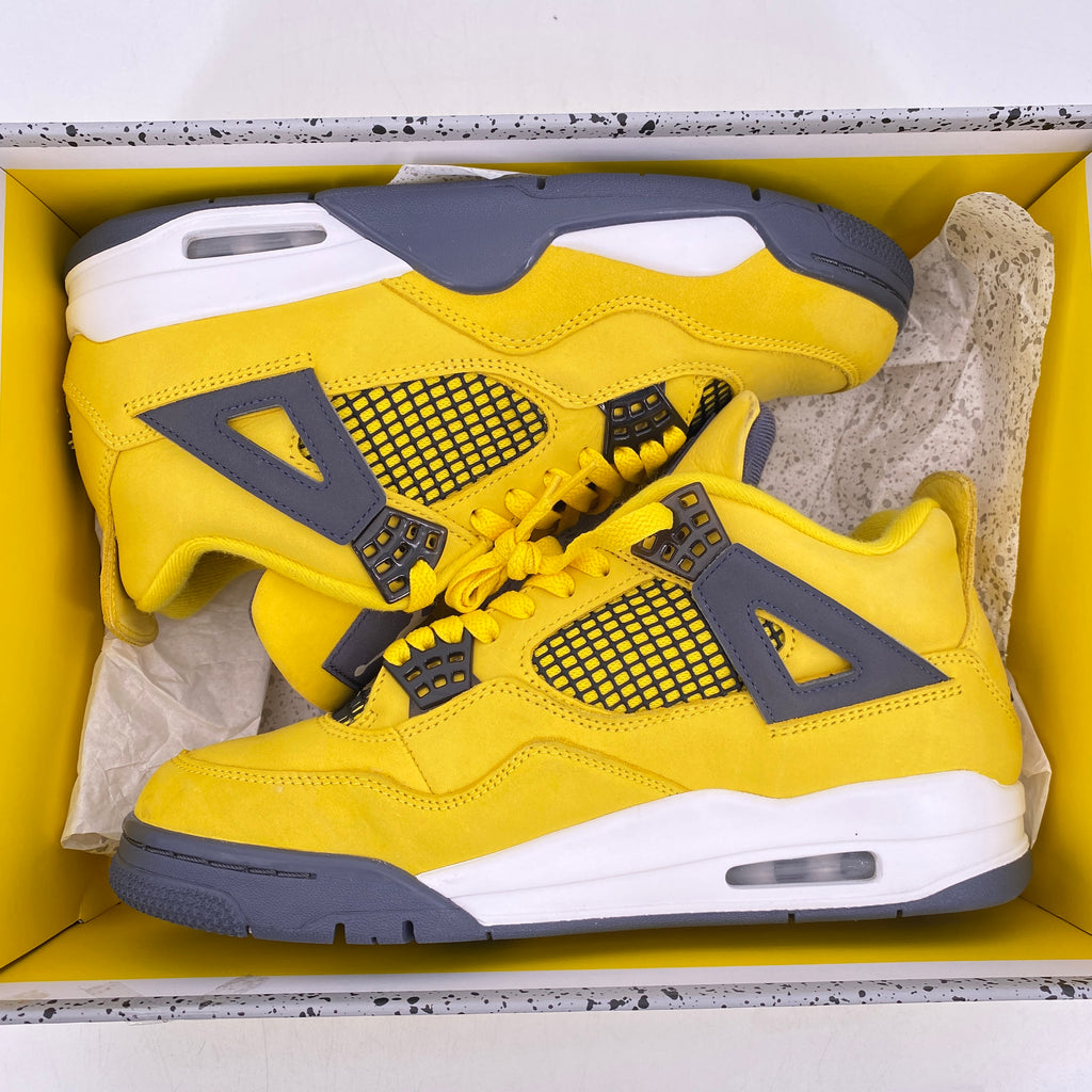 Air Jordan 4 Retro "Lightning" 2021 Used Size 8.5