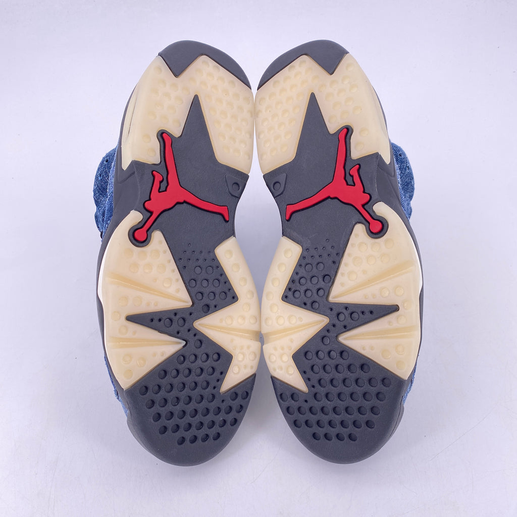Air Jordan 6 Retro "Washed Denim" 2019 New Size 8.5