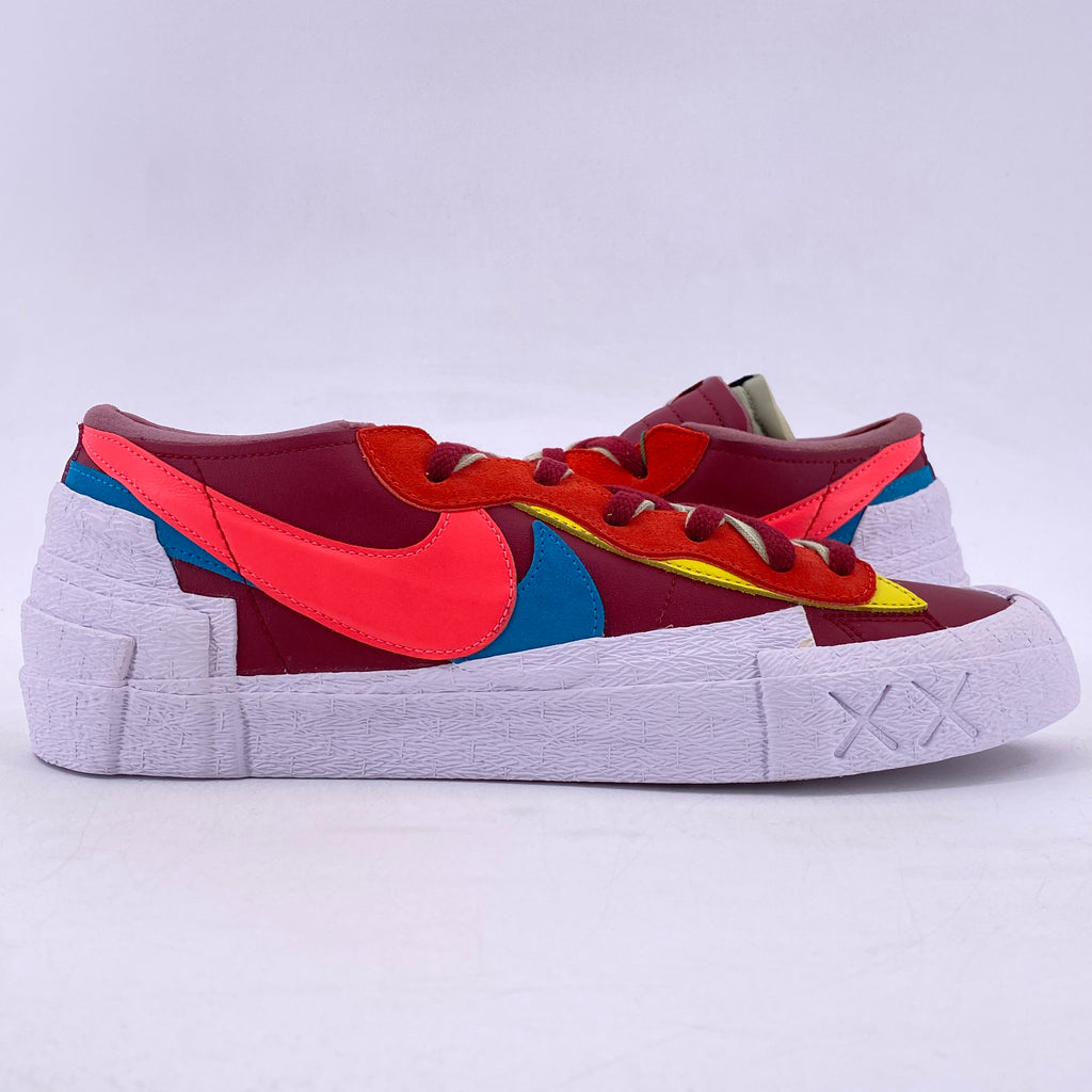 Nike Blazer Low / Sacai / Kaws "Sacai Kaws Red" 2021 New Size 11