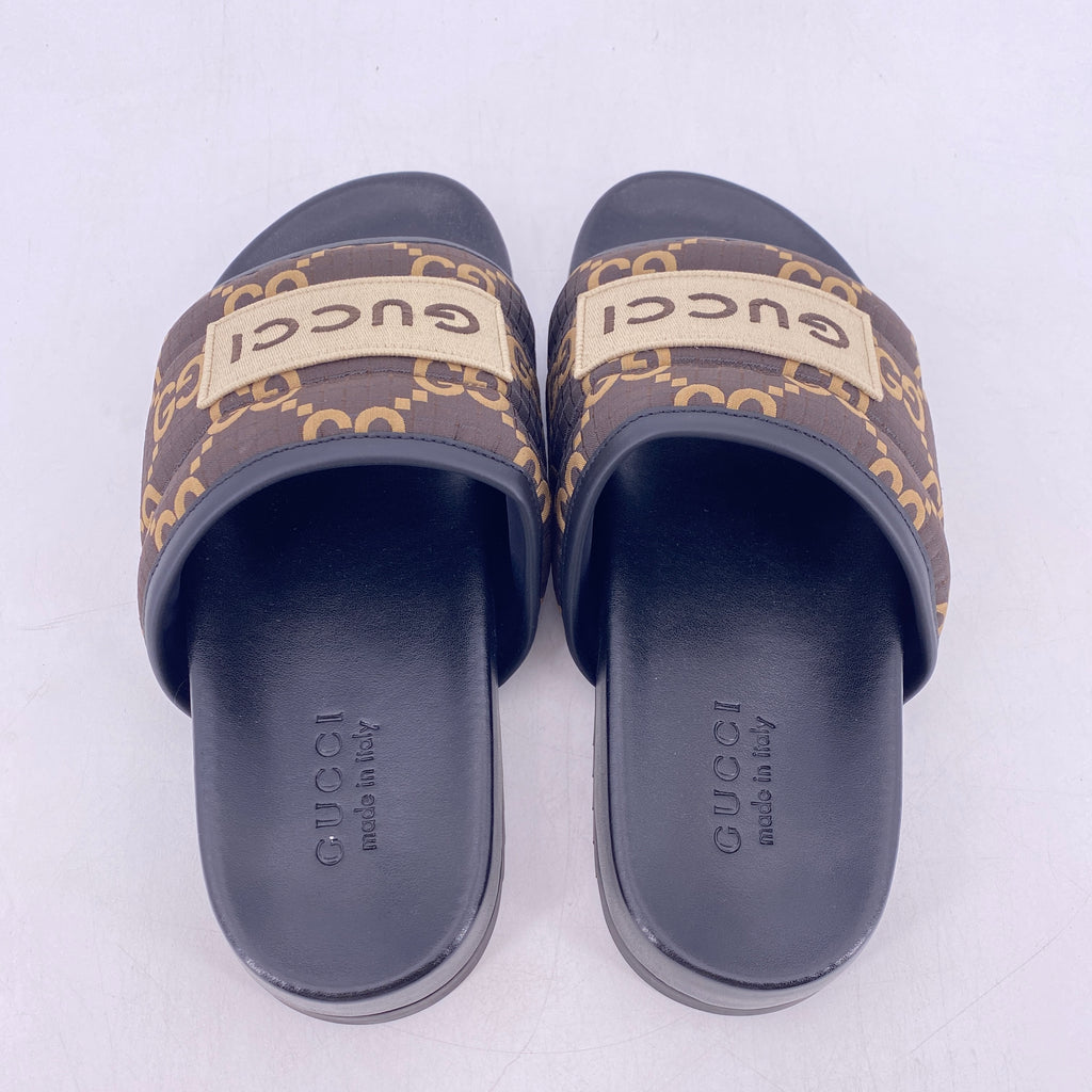 Gucci Slide "Monogram"  New Size 6G