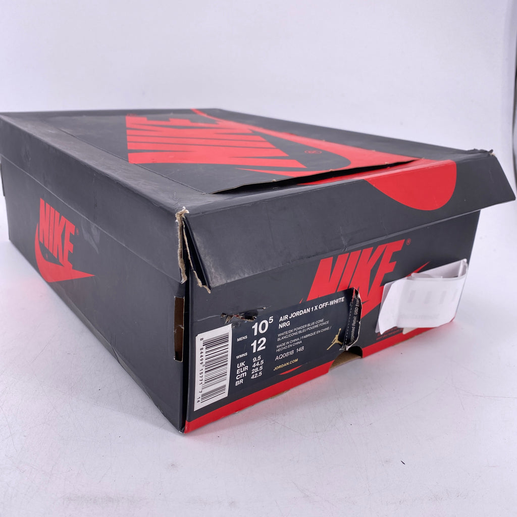 Air Jordan 1 Retro High OG "Off White Unc" 2018 Used Size 10.5