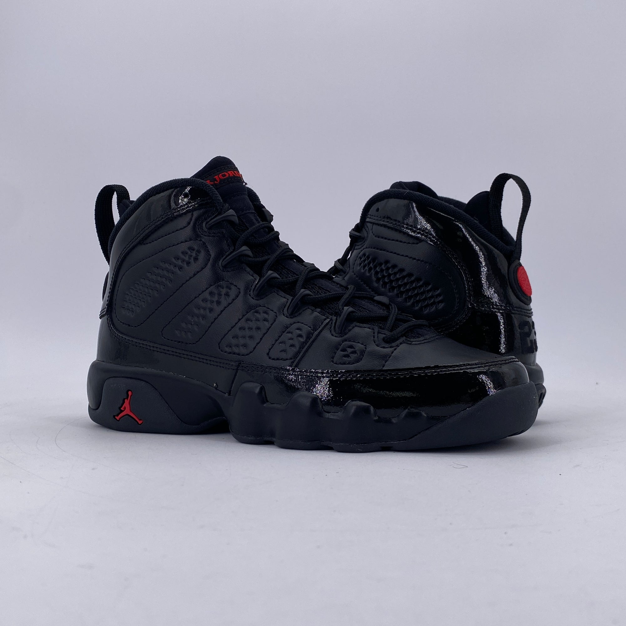 Air Jordan 9 Retro (GS) &quot;Bred Patent&quot; 2018 New Size 5Y