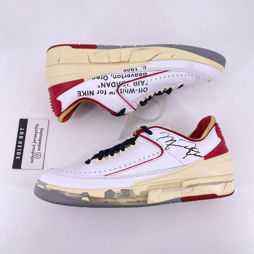 Air Jordan 2 Retro Low "Ow White Red" 2021 Used Size 9.5