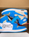 Air Jordan 1 Retro High OG "Off White Unc" 2017 Used Size 9