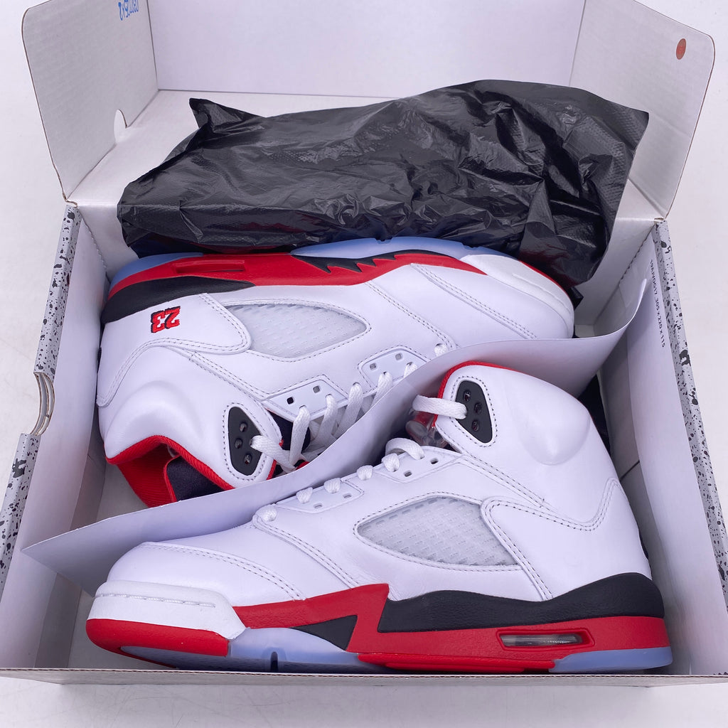 Air Jordan (GS) 5 Retro "Fire Red Black Tongue" 2025 New Size 7Y