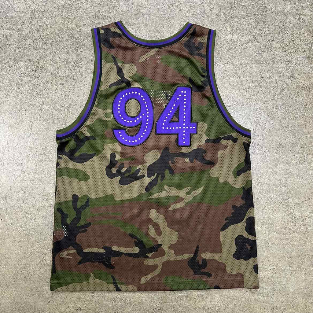 Supreme Jersey "RHINESTONE" Camo Used Size M