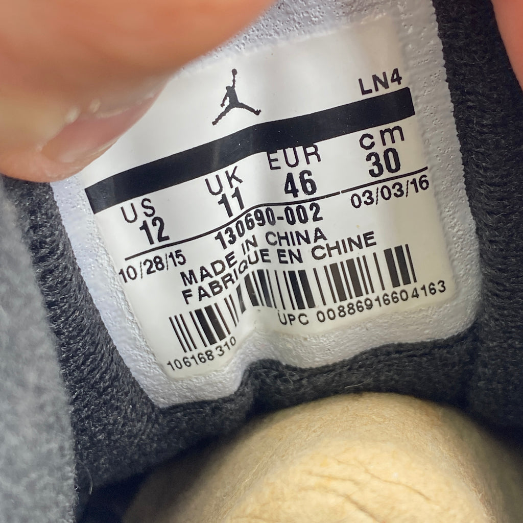 Air Jordan 12 Retro "Flu Game" 2016 New Size 12