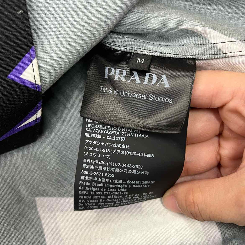 Prada Button Up Purple "FRANKENSTEIN" Used Size M