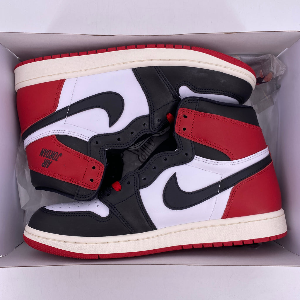Air Jordan 1 Retro High OG "Black Toe Reimagined" 2025 New Size 10