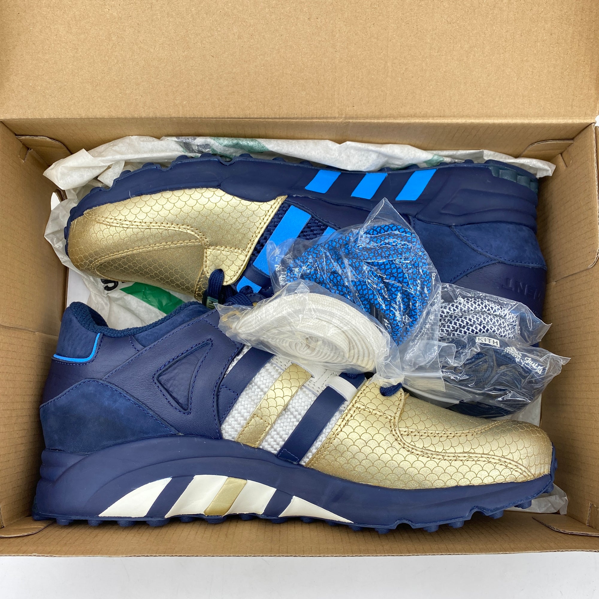 Adidas EQT Support 93&#39; &quot;Ronnie Fieg Nyc Bravest&quot; 2014 New Size 9.5