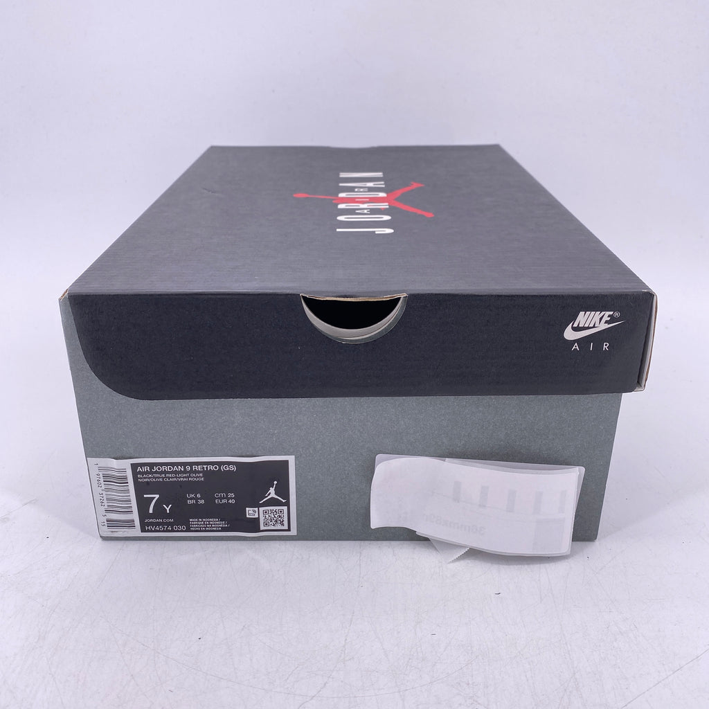 Air Jordan (GS) 9 Retro "Olive" 2024 Used Size 7Y