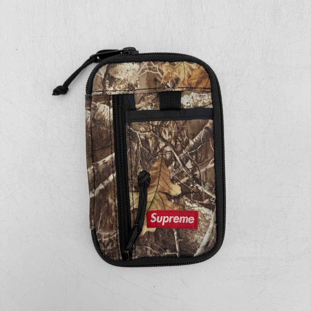 Supreme Wallet "REAL TREE CAMO" Used Olive Size OS