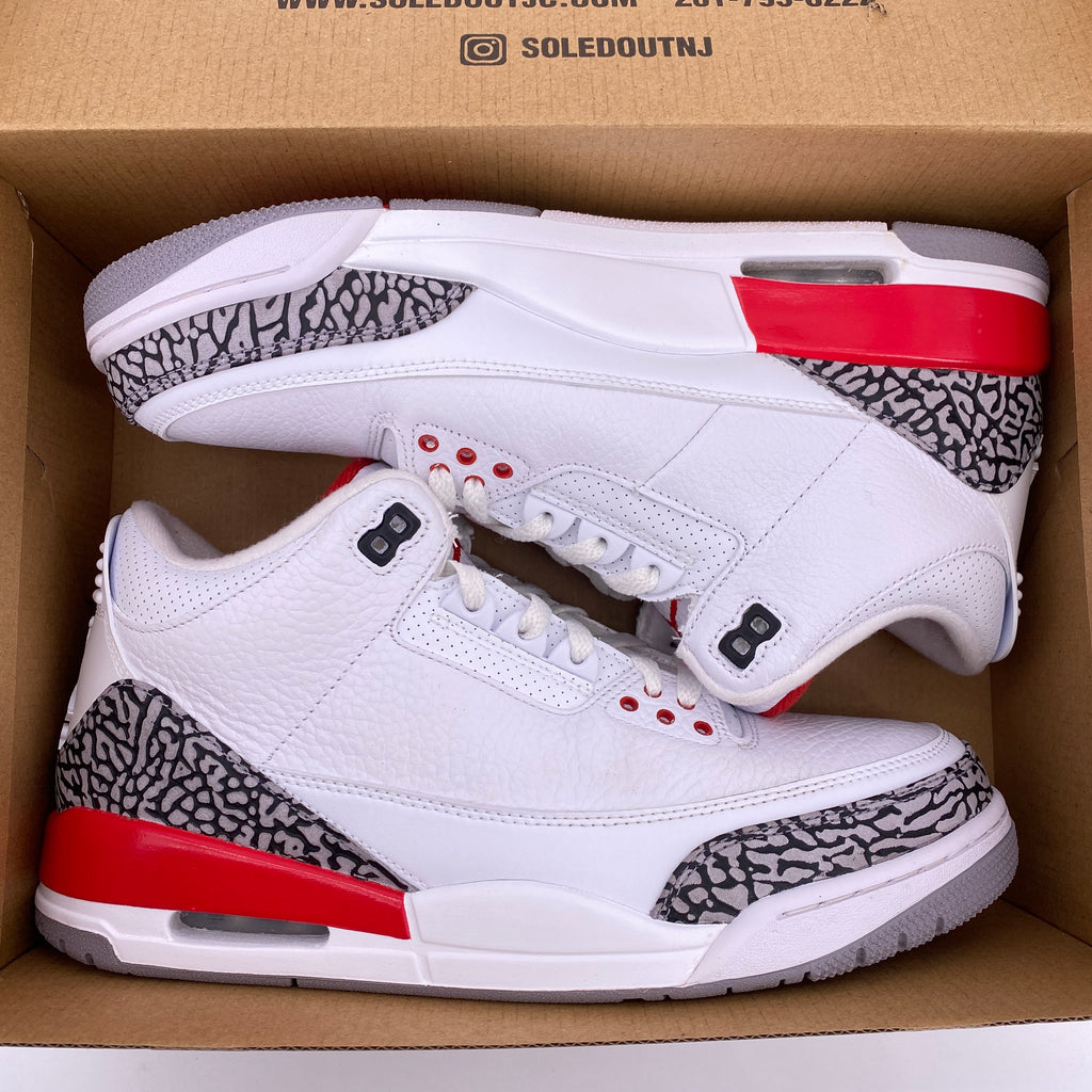 Air Jordan 3 Retro "Hall Of Fame" 2018 Used Size 10.5